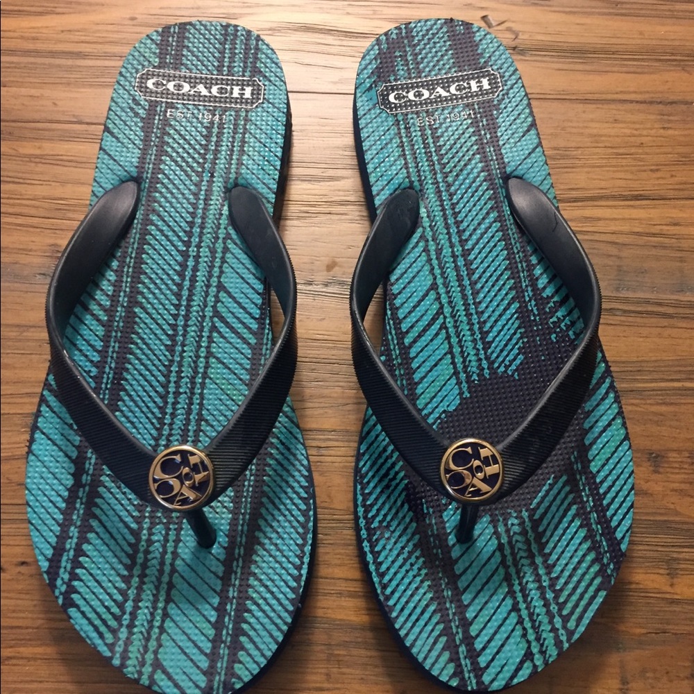 Coach Flip Flops